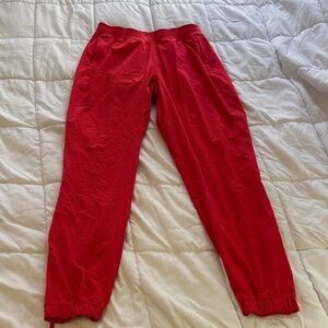 Lululemon Athletica Red Track Pants